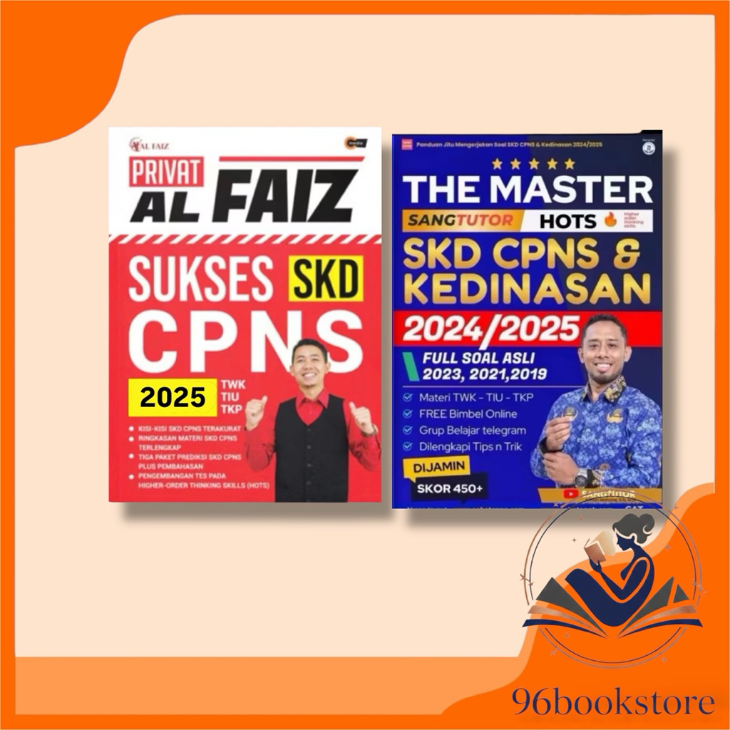 BUKU AL FAIZ SUKSES SKD CPNS 2025 2026 ~ BUKU THE MASTER SANG TUTOR SKD CPNS & KEDINASAN 2024/2025 2
