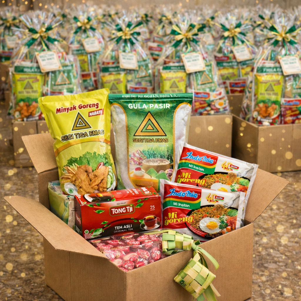 PROMO PAHA 1 Paket Hantaran Hampers Parcel Bingkisan Idul Fitri Natal Imlek Tahun Baru Minyak Sembak