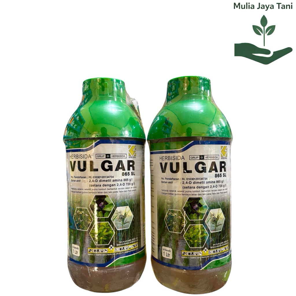 Herbisida VULGAR 865SL Kemasan 1 Liter - Herbisida Selektif Padi dan Tebu Vulgar