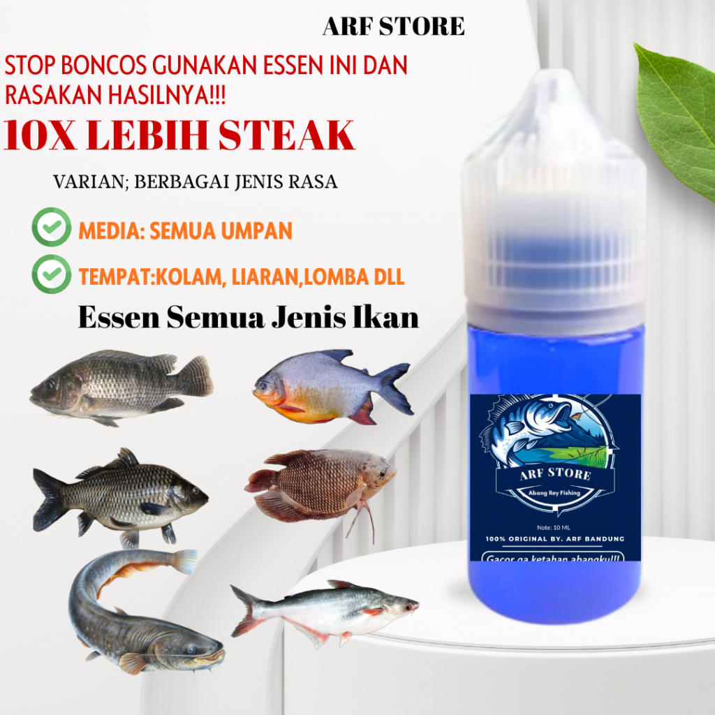 ARF Essen Super Essen Ikan Nila Mujaer Lele Ikan Mas Super Babon Esen Lumut Media Lumut Paling Ampuh