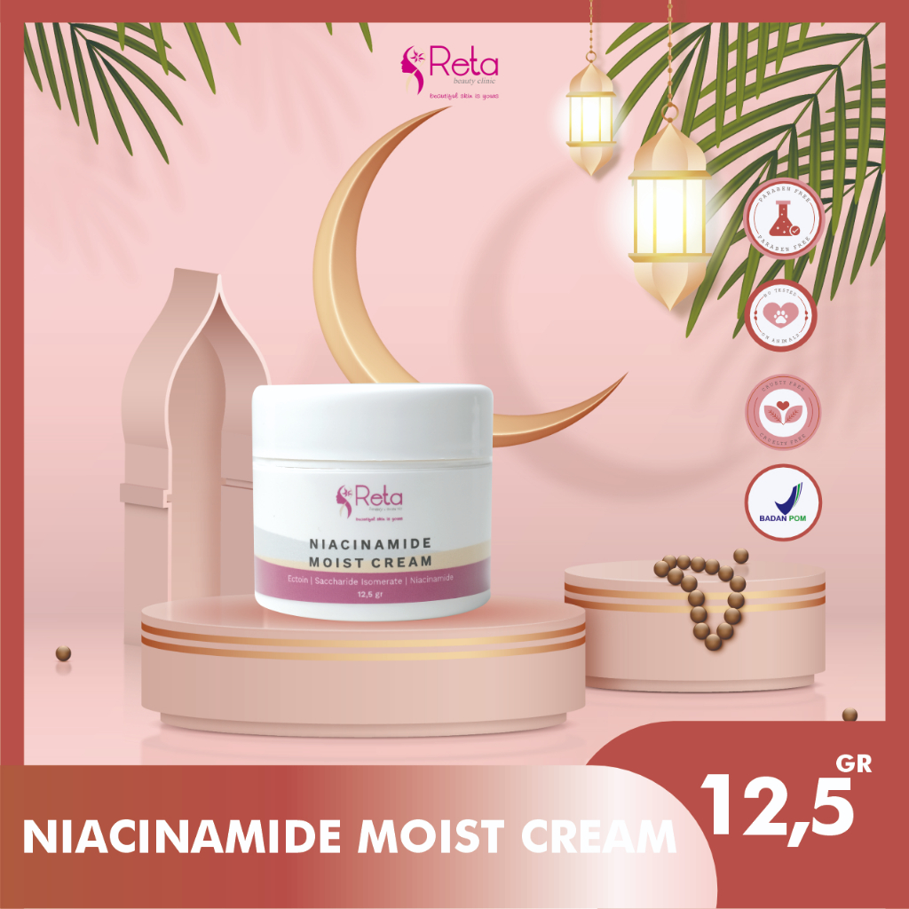 Niacinamide Moist Cream/Krim Pagi/Krim/Kosmetik/Reta Beauty Clinic