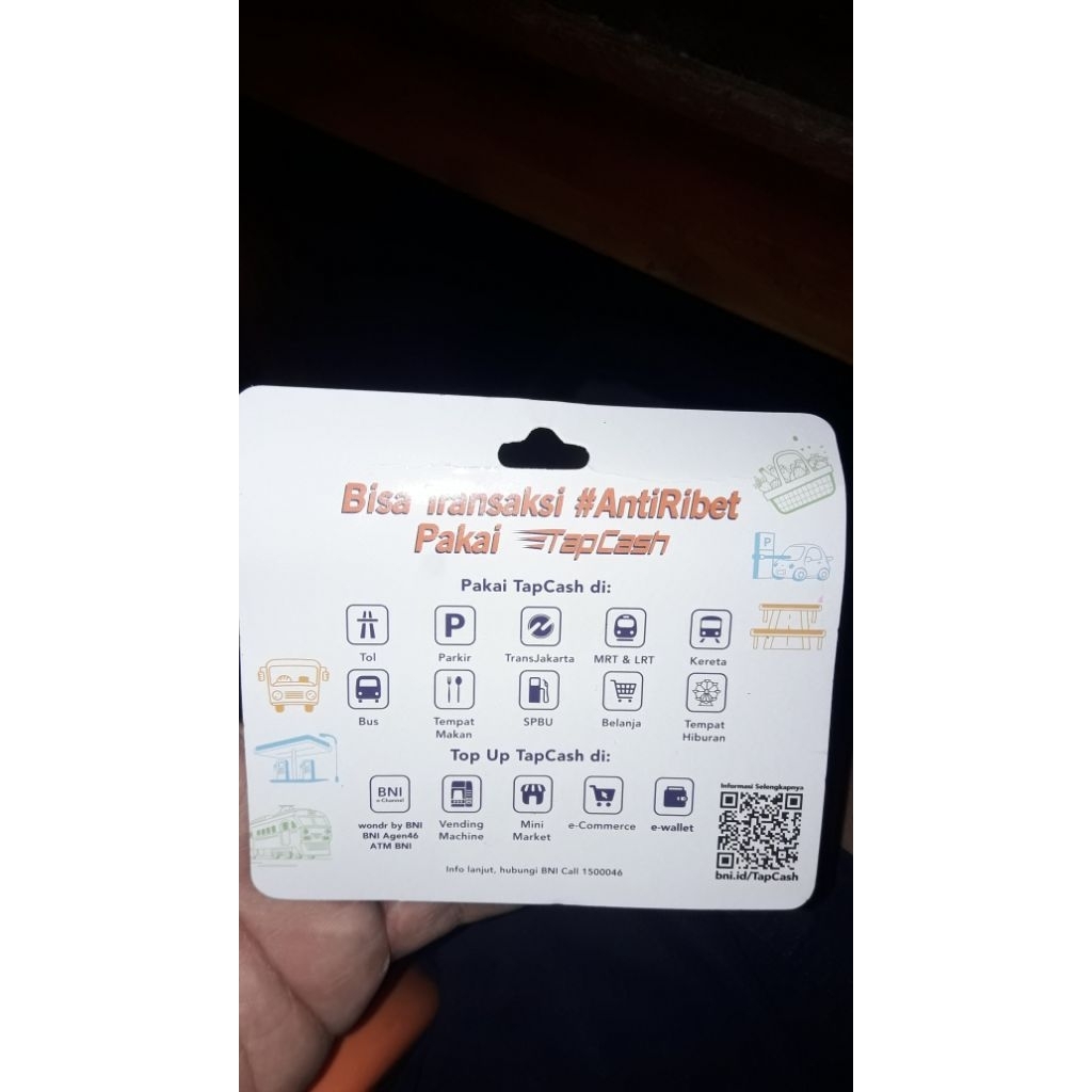 kartu tap cash bni