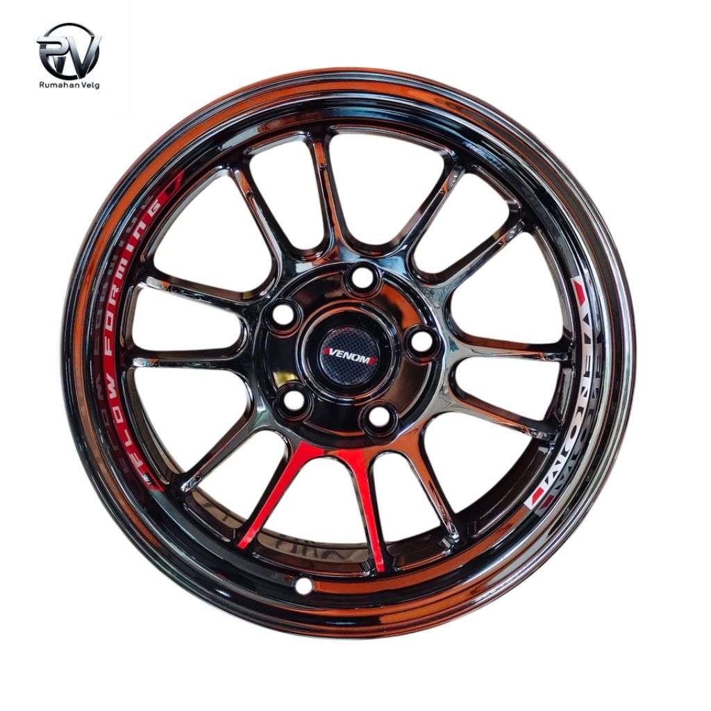 Velg Venom 5 Ring15x7 Lobang.5 Pcd.114,3 Et.35