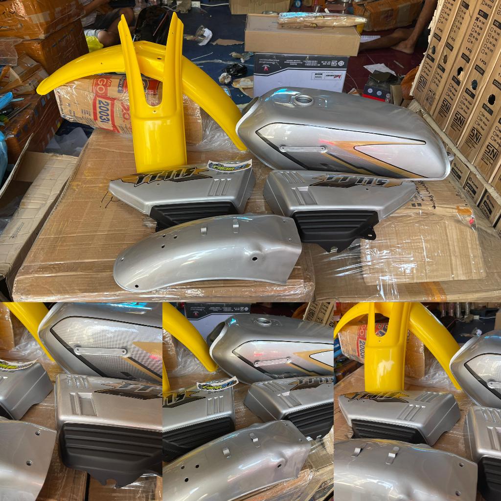 BODY SET YAMAHA YT SILVER