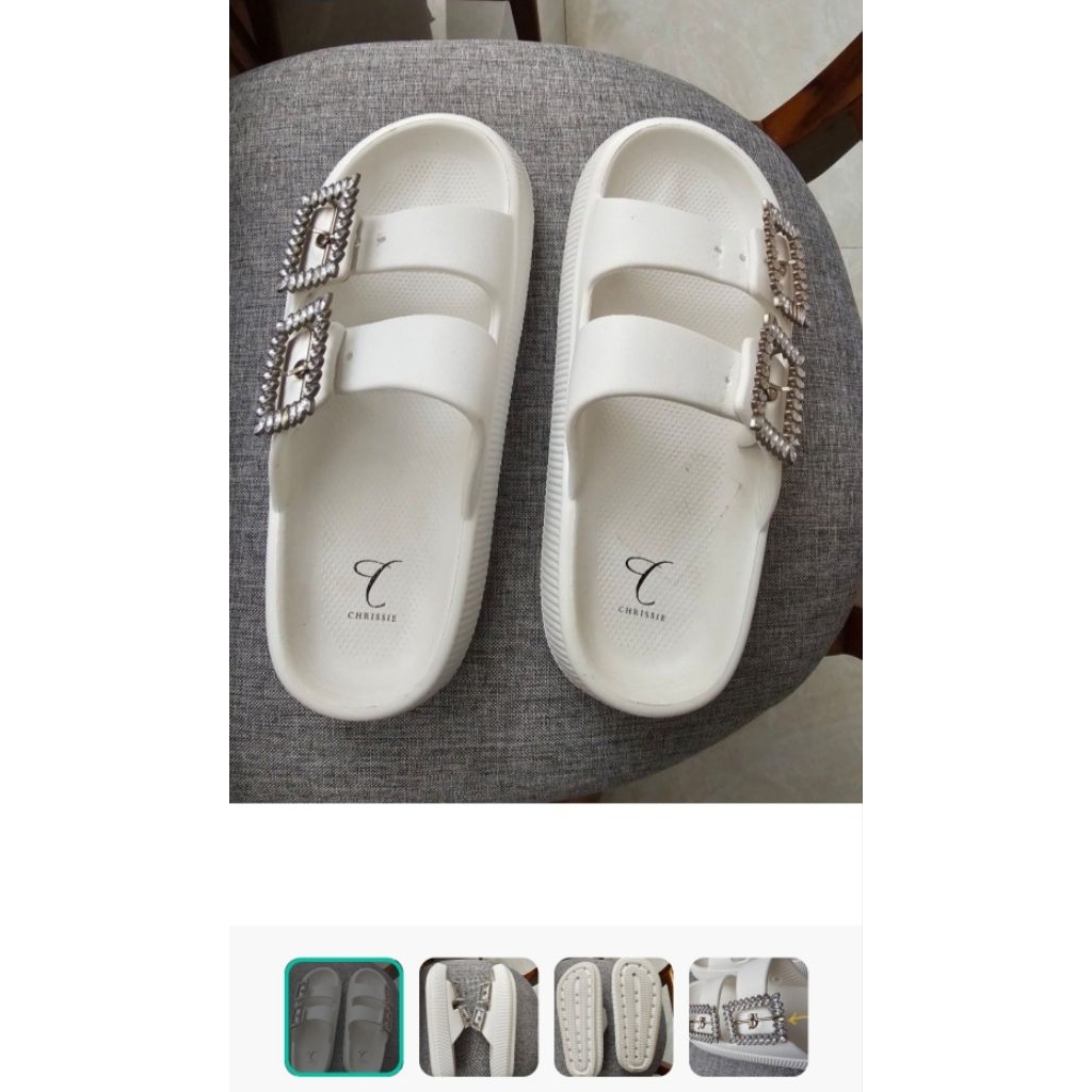 Preloved sandal karet CHRISSIE