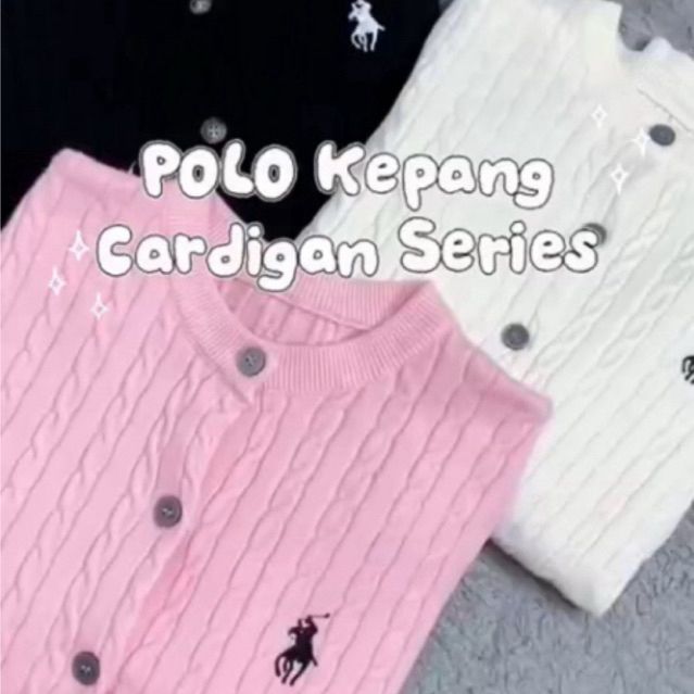 CARDIGAN POLO KEPANG PASTEL BY FETTERLESS