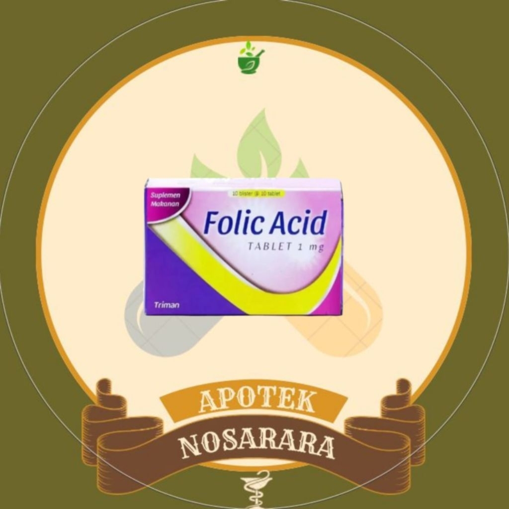 Folic acid 1mg box triman