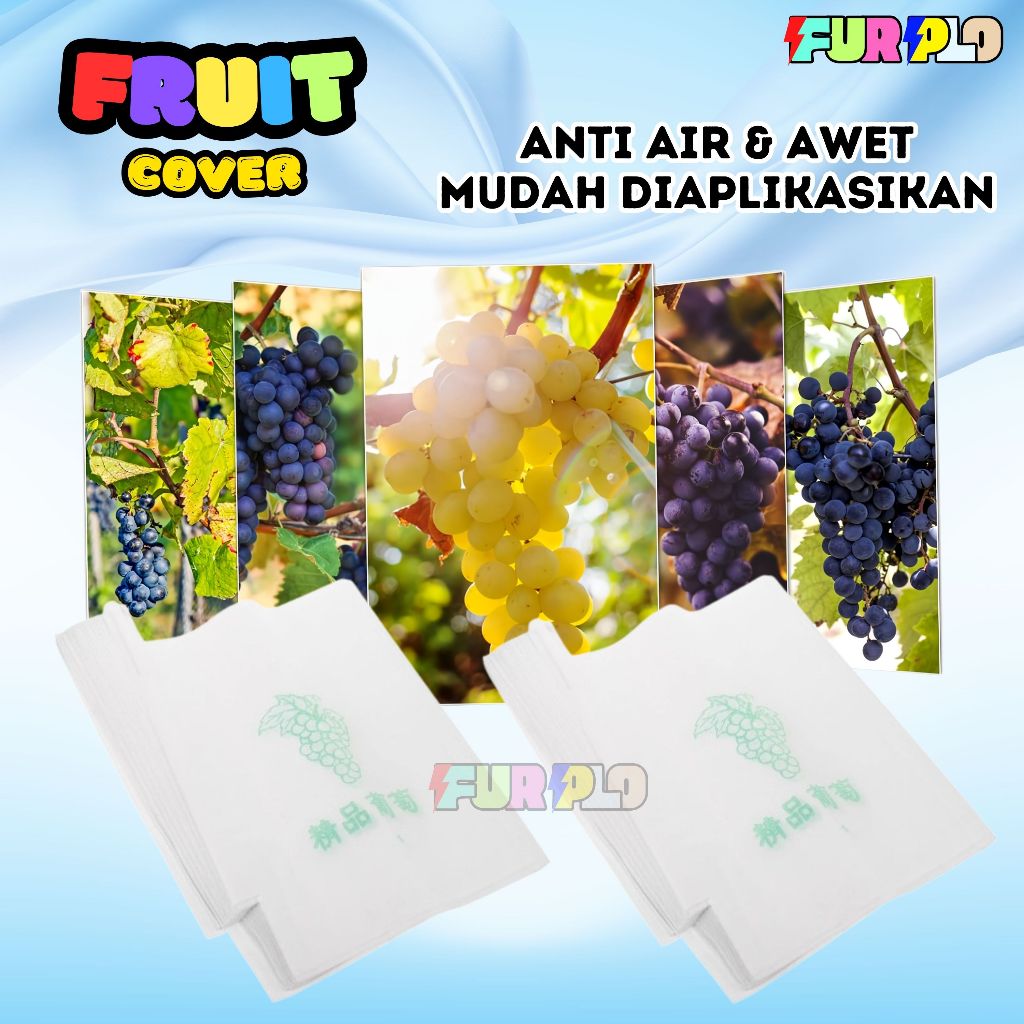 Fruit Cover Pembungkus Buah Brongsong Anggur Jambu Mangga Plastik Bungkus FURPLO