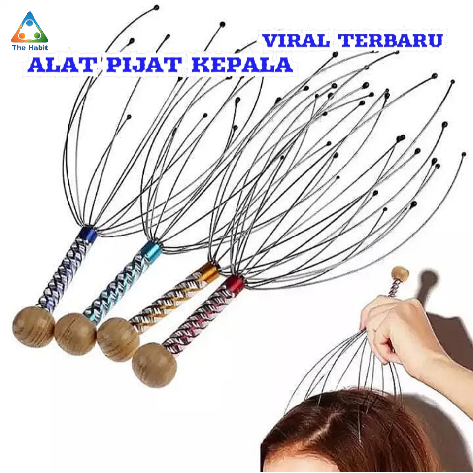 (The Habit) Alat Pijat Kepala Bokoma / Alat Pijat Refleksi Kepala/ Bokoma Stainless