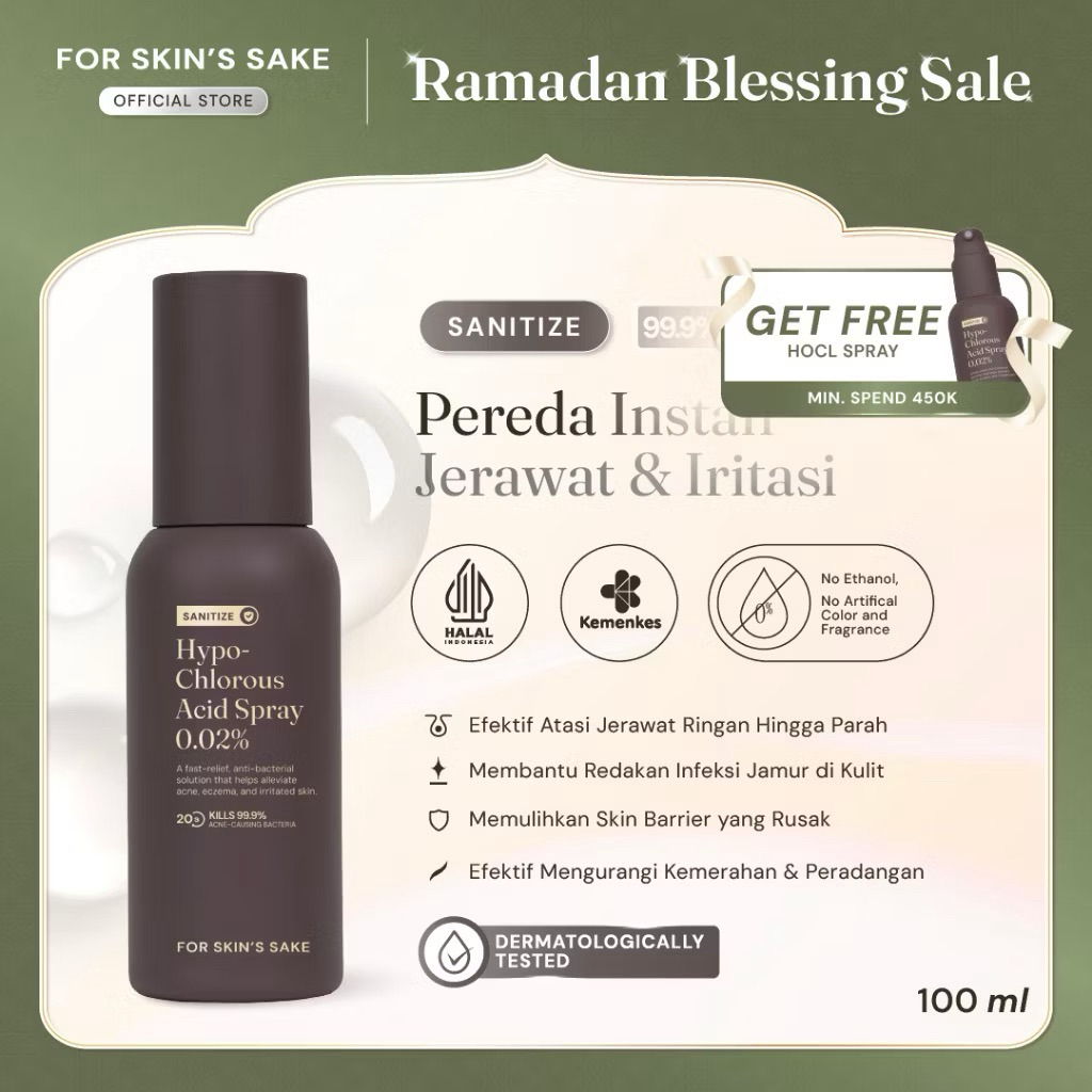 For Skin’s Sake - Hypochlorous Acid Spray