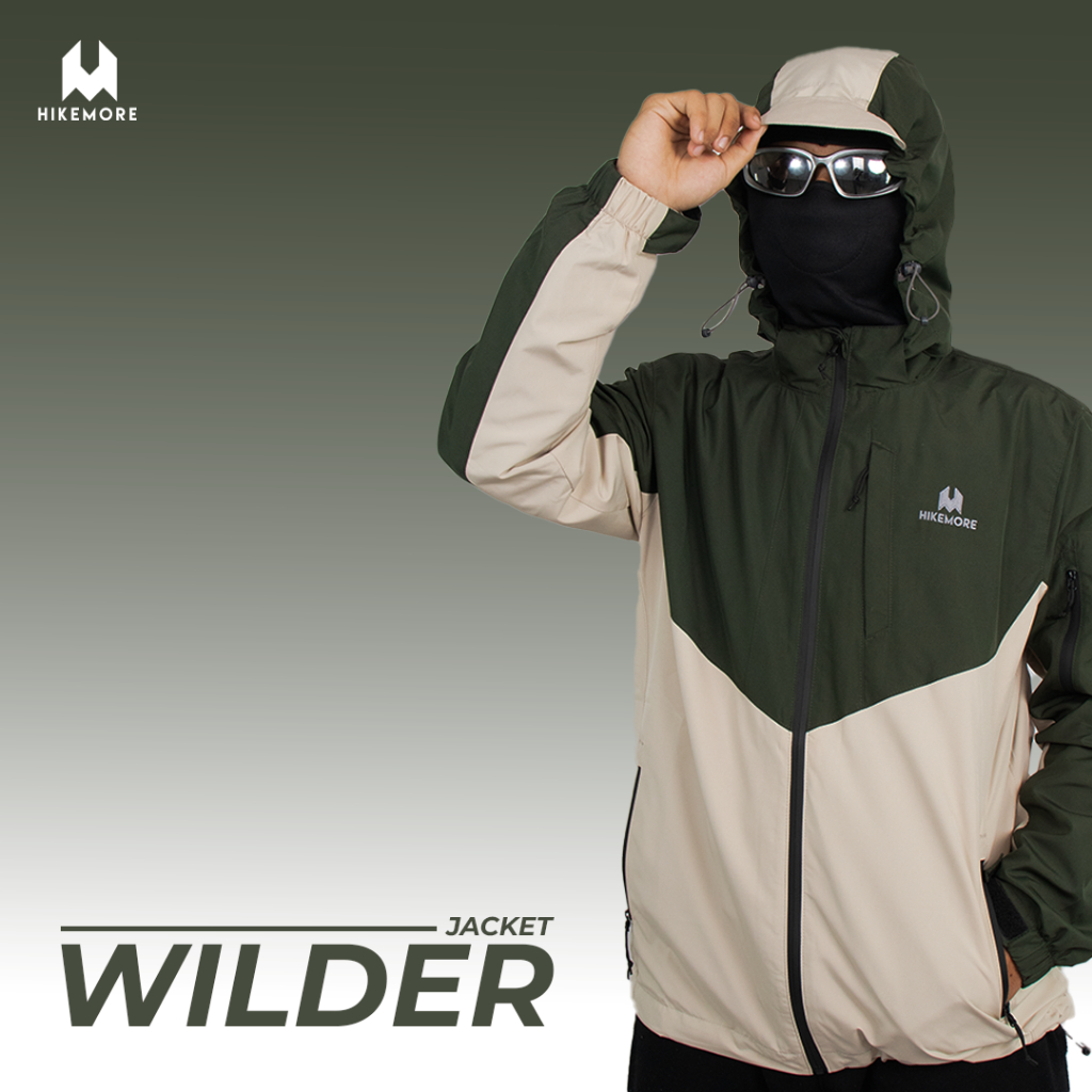 Hikemore Outdoors - Jaket Gunung Windproof Wilder Hikemore Original