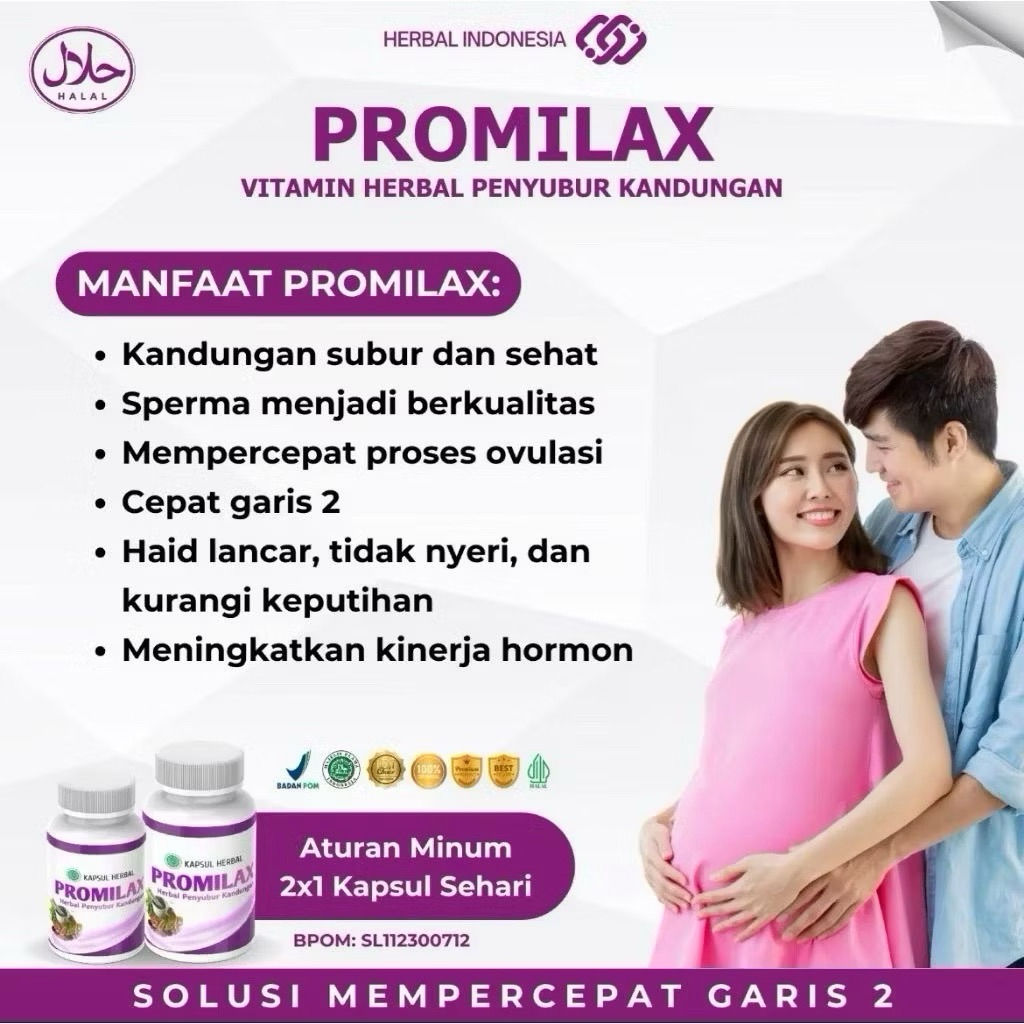 PROMILAX Penyebur kandungan dan mengatasi mani encer