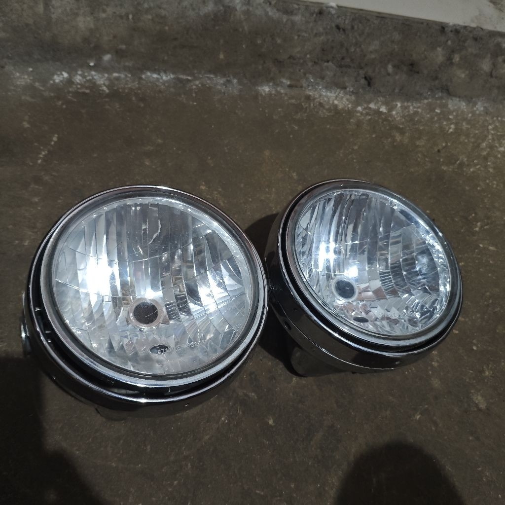 lampu depan lampu bulat copotan ninja ss original