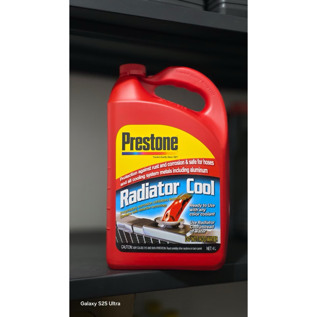 RADIATOR COOLANT PRESTONE 4L HIJAU / MERAH