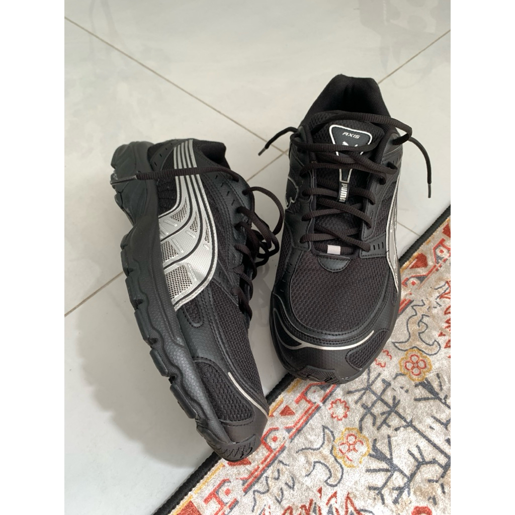 Puma Axis Trainer Black Silver