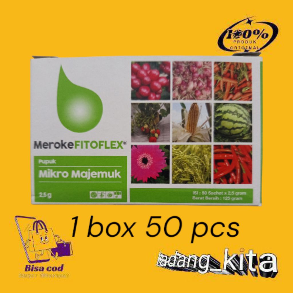 pupuk MEROKE FITOFLEX 2,5 g - 1 box (50pcs)