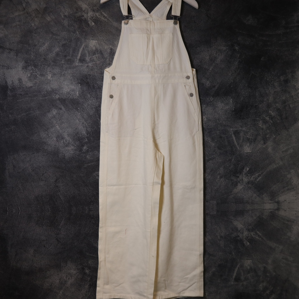 OVERALL GU BY UNIQLO JEANS DENIM PANTS JUMPSUIT CELANA PANJANG OV95 SIZE M 30-32