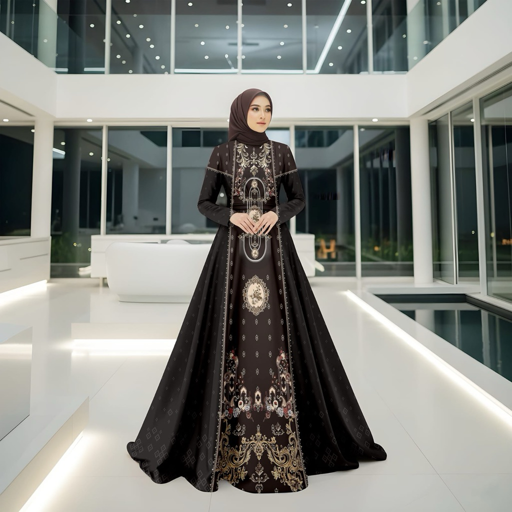 KAIN DIPR SILK MOTIF / BAHAN DIOR SILK MOTIF