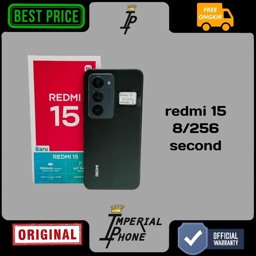 redmi 15 8/256 second