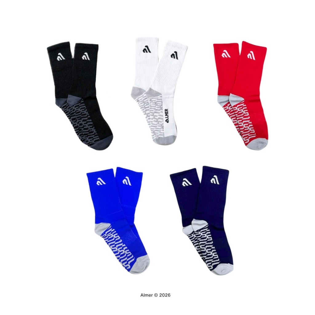 Crew Socks - Kaoskaki Pendek Sport by Almer Apparel