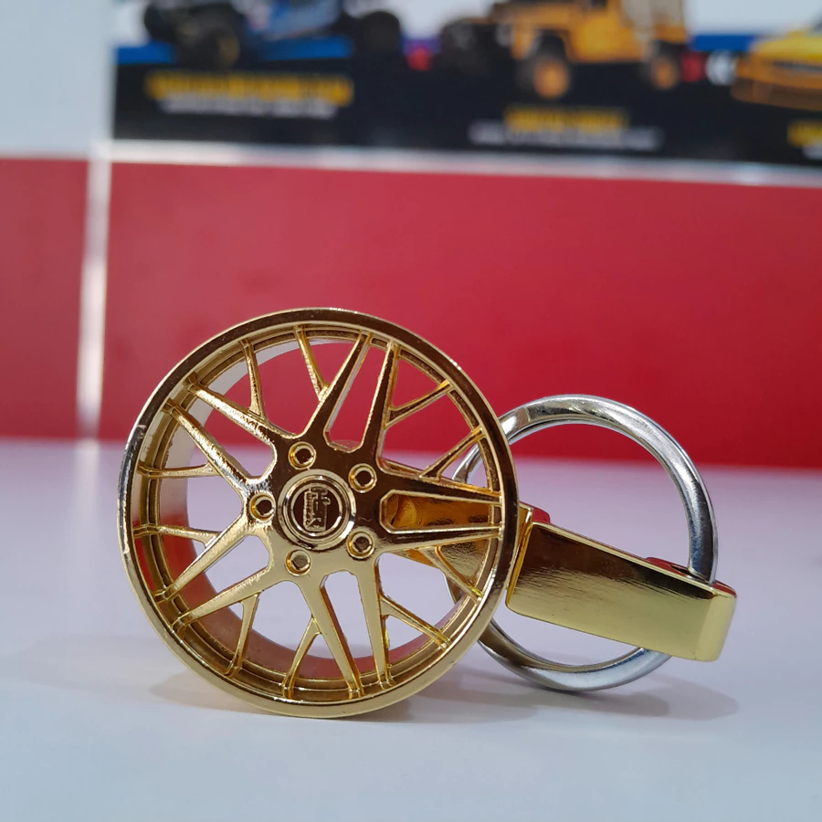 Gantungan Kunci HSR Ring 14 Dengan Motif Velg Racing HSR WHEEL