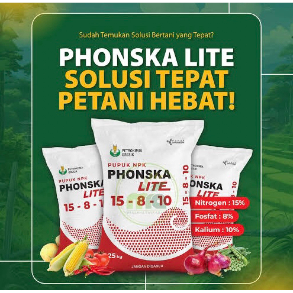 PUPUK NPK phonska Lite Petrokimia gresik#1KG
