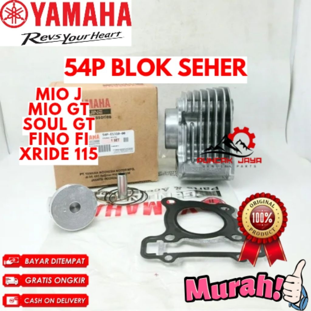 BLOK SEHER ORIGINAL YAMAHA, KODE 54P, BLOK JUPITER MIO J, BLOK SEHER MIO GT, BLOK SEHER SOUL GT, BLO