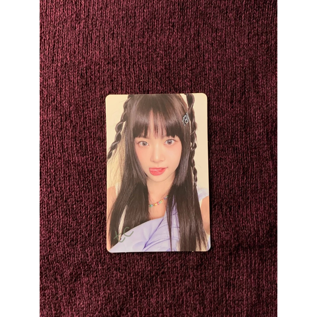 photocard official le sserafim qr eunchae weverse