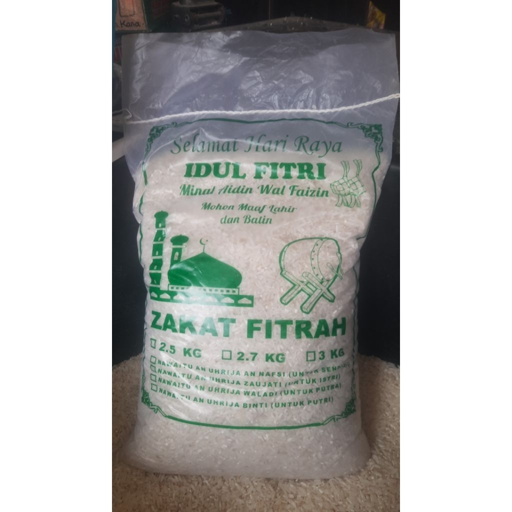 plastik zakat fitrah