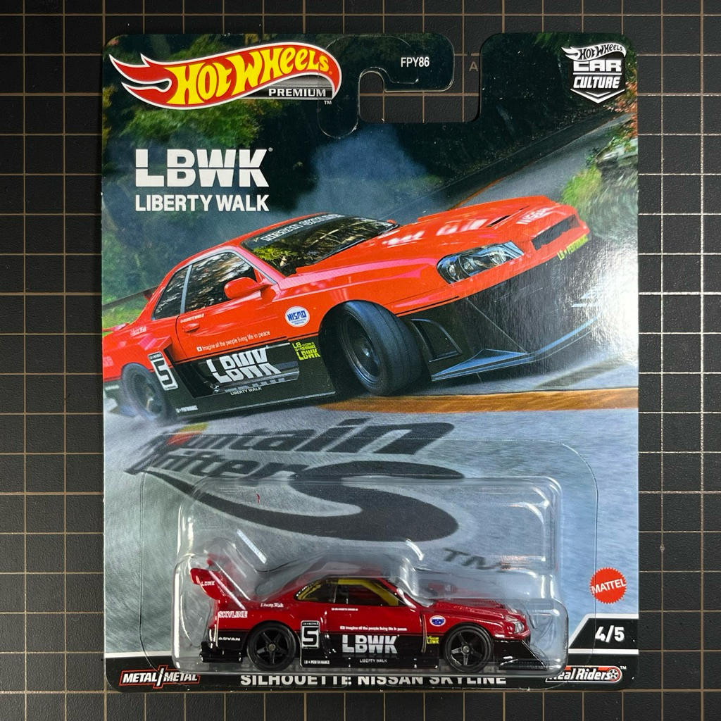 Hot Wheels Nissan Skyline ER34 LBWK Mountain Drifters