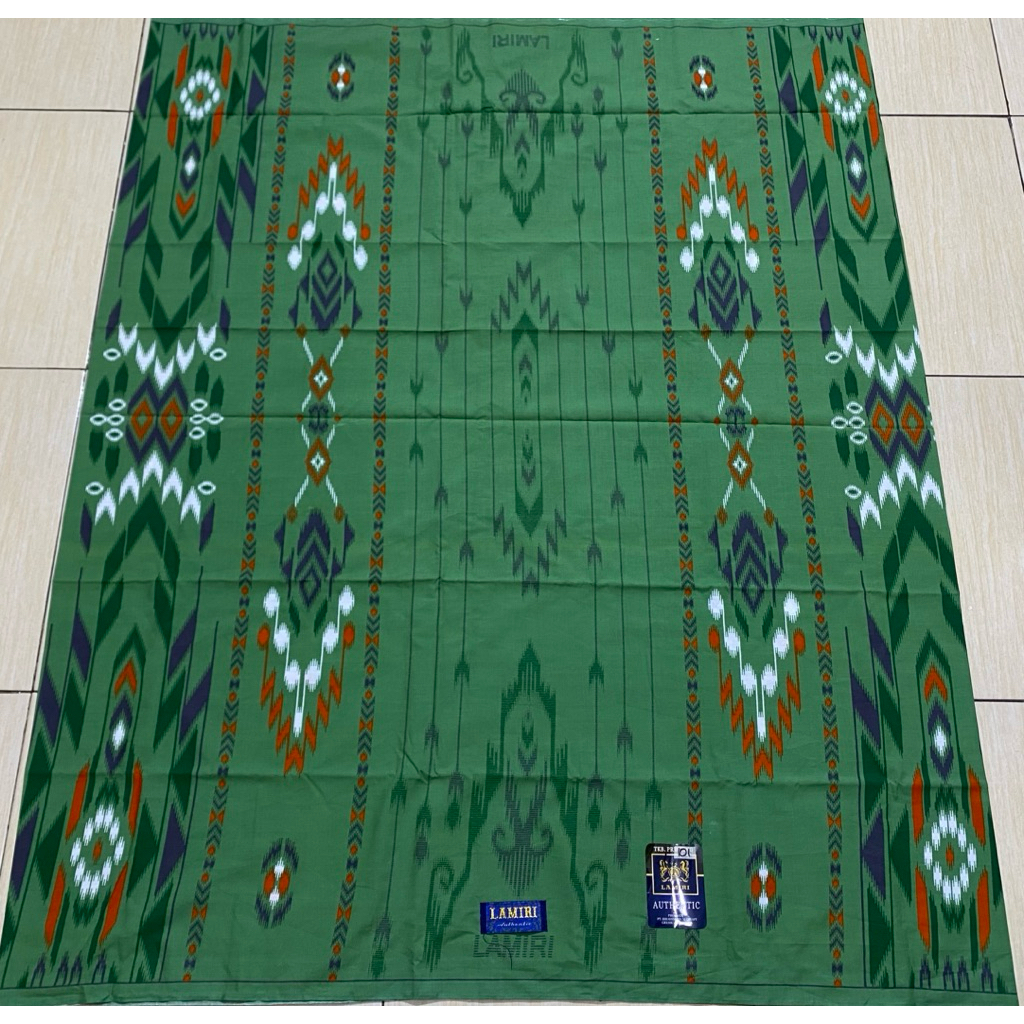 Sarung Lamiri Type TKB ( Tumpal Kembang ) Printing Motif SGE Original