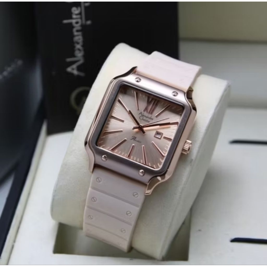 JAM TANGAN WANITA AC 2942 RUBBER ORIGINAL 0262