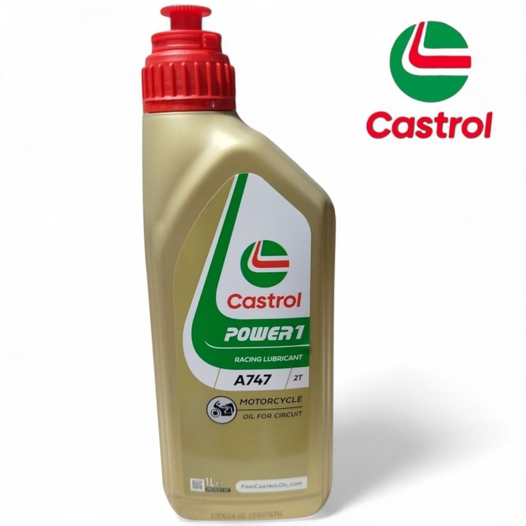 Oli Samping Castrol Power1 A747 2T Racing Lubricant 1L Original Oli Sirkuit