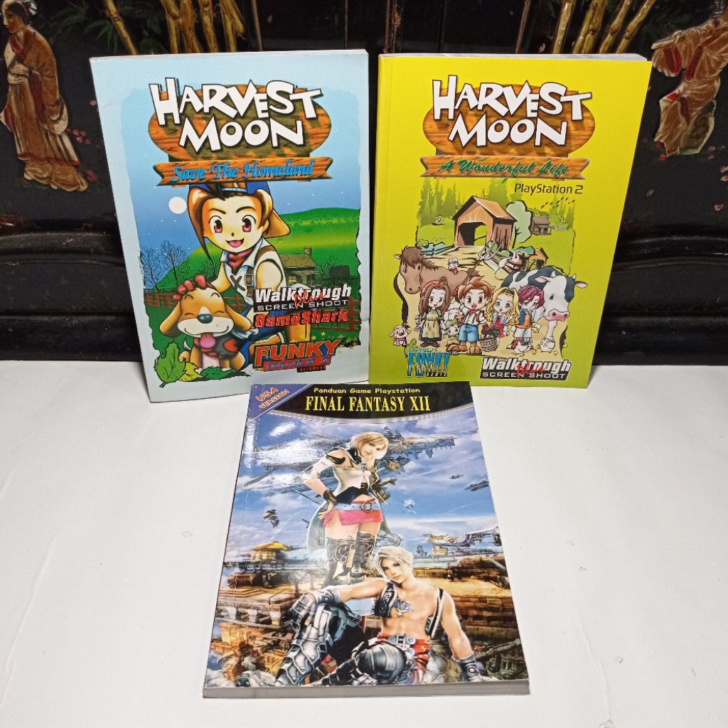 harvest moon : buku panduan game playstation