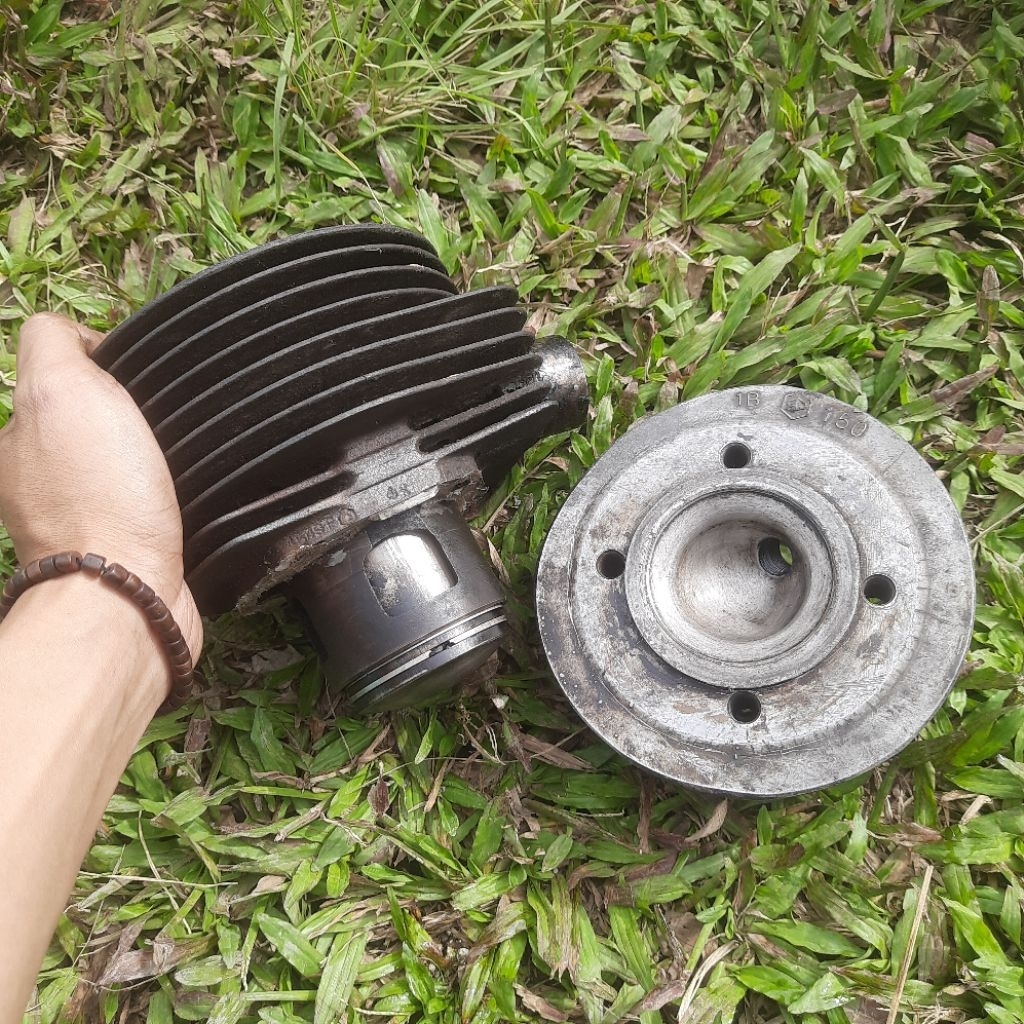 Blok set hed vespa excel exlusive original copotan boring set cop vespa excel exlusive original