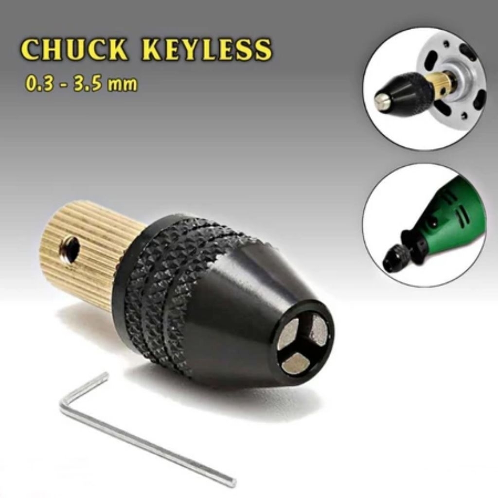 Mata Bor Drill Chuck Dinamo 775 DC 3.17 mm Drill Chuck Bor Mini Rakitan