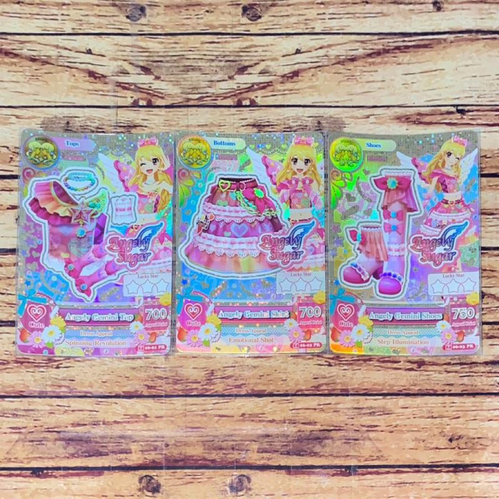 Aikatsu Ichigo Hoshimiya Constellation Premium 12 Angely Sugar Angely Gemini Set