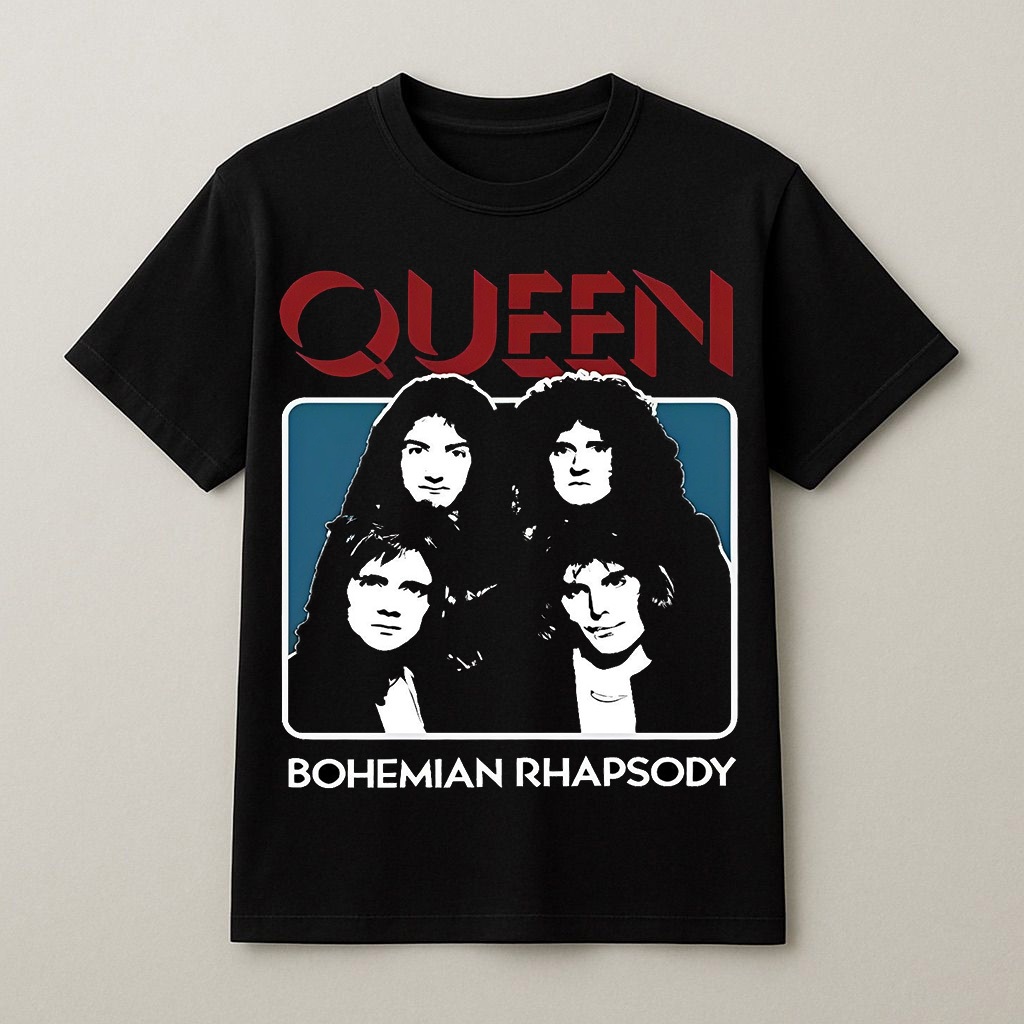 T-Shirt QUEEN BOHEMIAN RHAPSODY|HEAVY WEIGHT