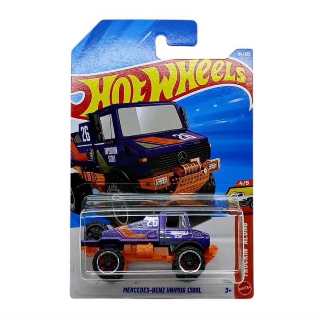 Hot Wheels Mercedes - Benz Unimog 1300L- HotWheels