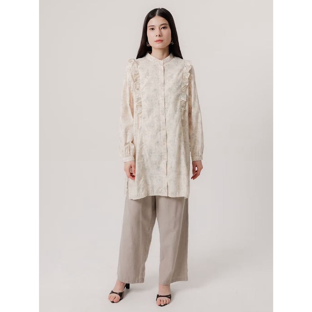 Expand | 018.51183YR.16 - Blouse tunik lengan panjang - Atasan wanita modern kekinian 2026