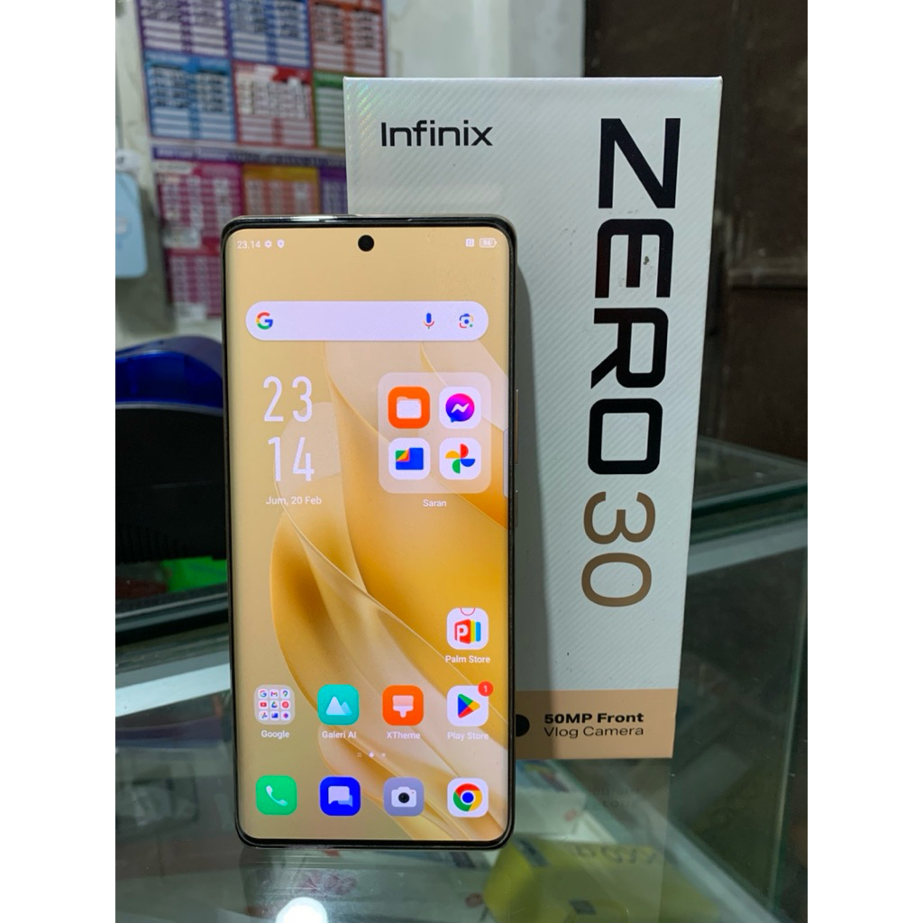 INFINIX ZERO 30 4G 8/256GB Second Fullset