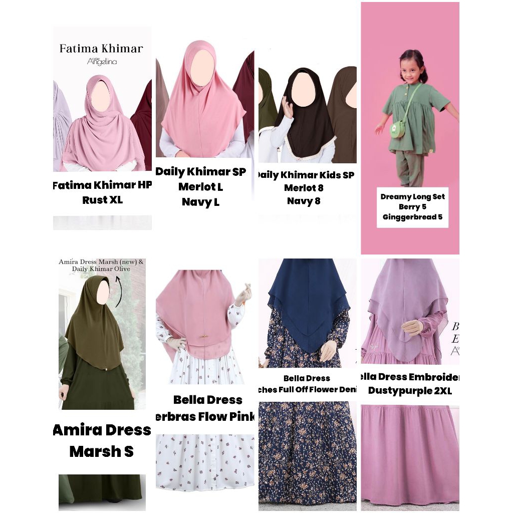 TERLARIS Atelier Angelina Kufah Koko Pria Laki Laki Dewasa / Daily Khimar  /  Khansa Prayer Set Kids