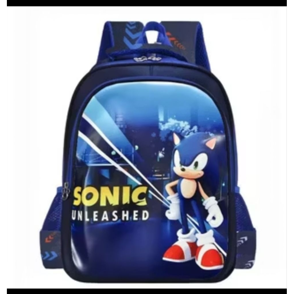 Tas ransel sonic anak backpack sonic anak tas ransel anak karakter sonic