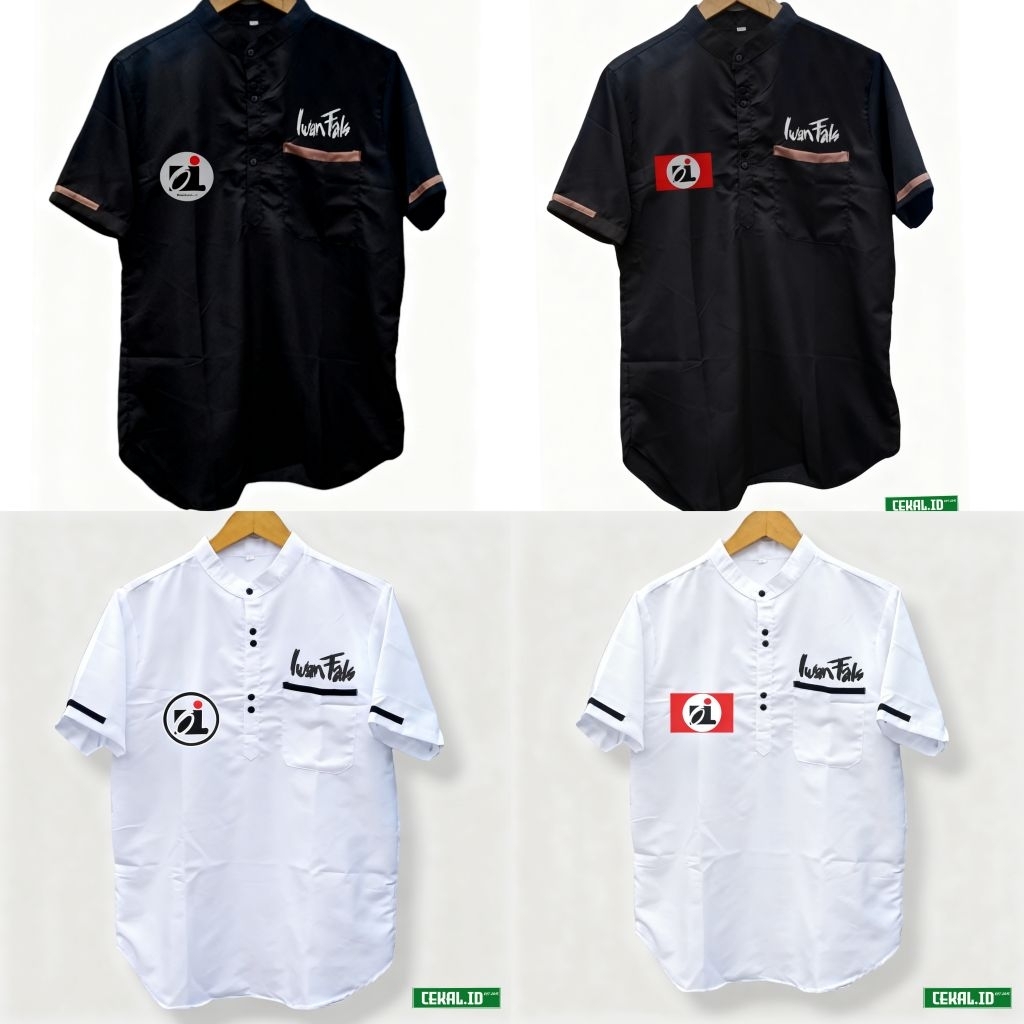 KOKO IWAN FALS - Baju Koko Iwan Fals - Koko Oi Fals mania - Baju Koko Muslim