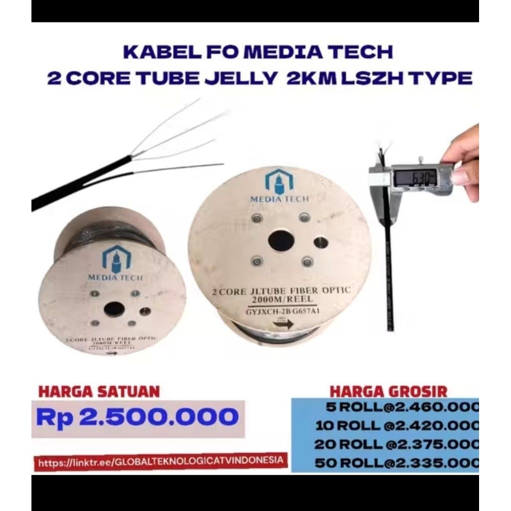2 CORE 3 SELING TUBE JELLY MEDIATECH
