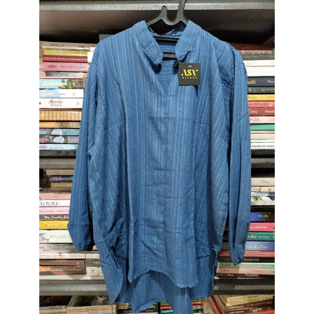 TUNIK biru jumbo bigsize new
