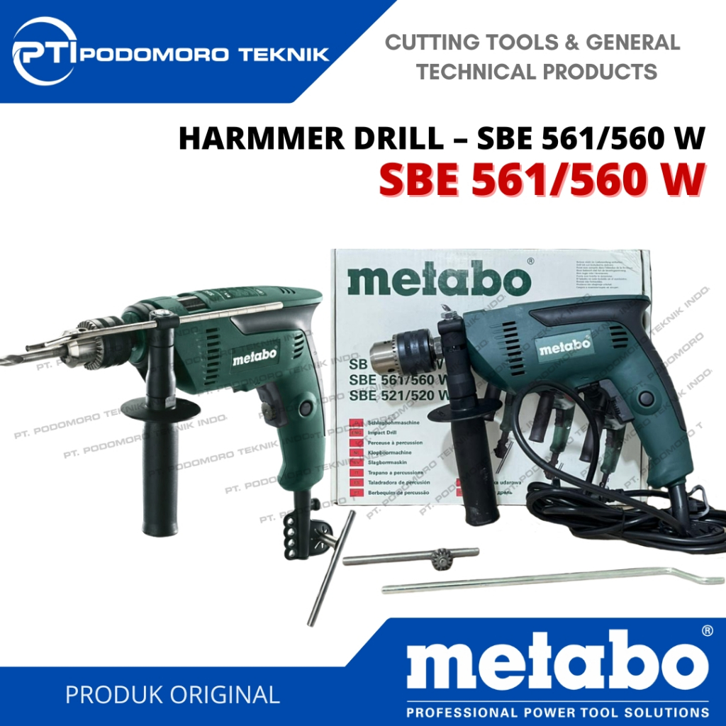Metabo Impact Drill / Mesin Bor Beton 12 mm Metabo SB 561 SBE 561 SBE 521 Original