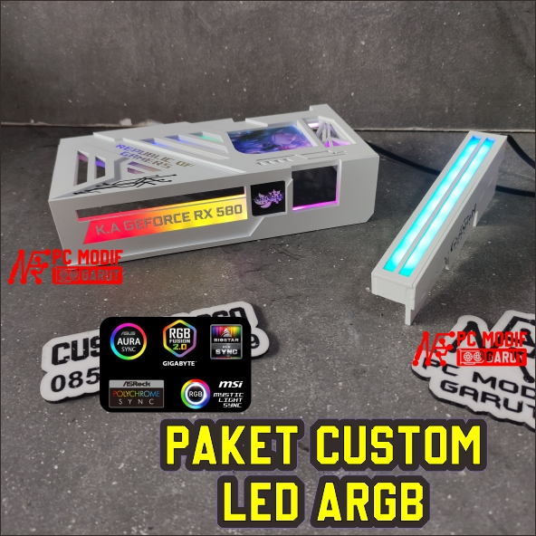 PAKET MODIF PC GAMING ANIME THEME CUSTOM GAMBAR