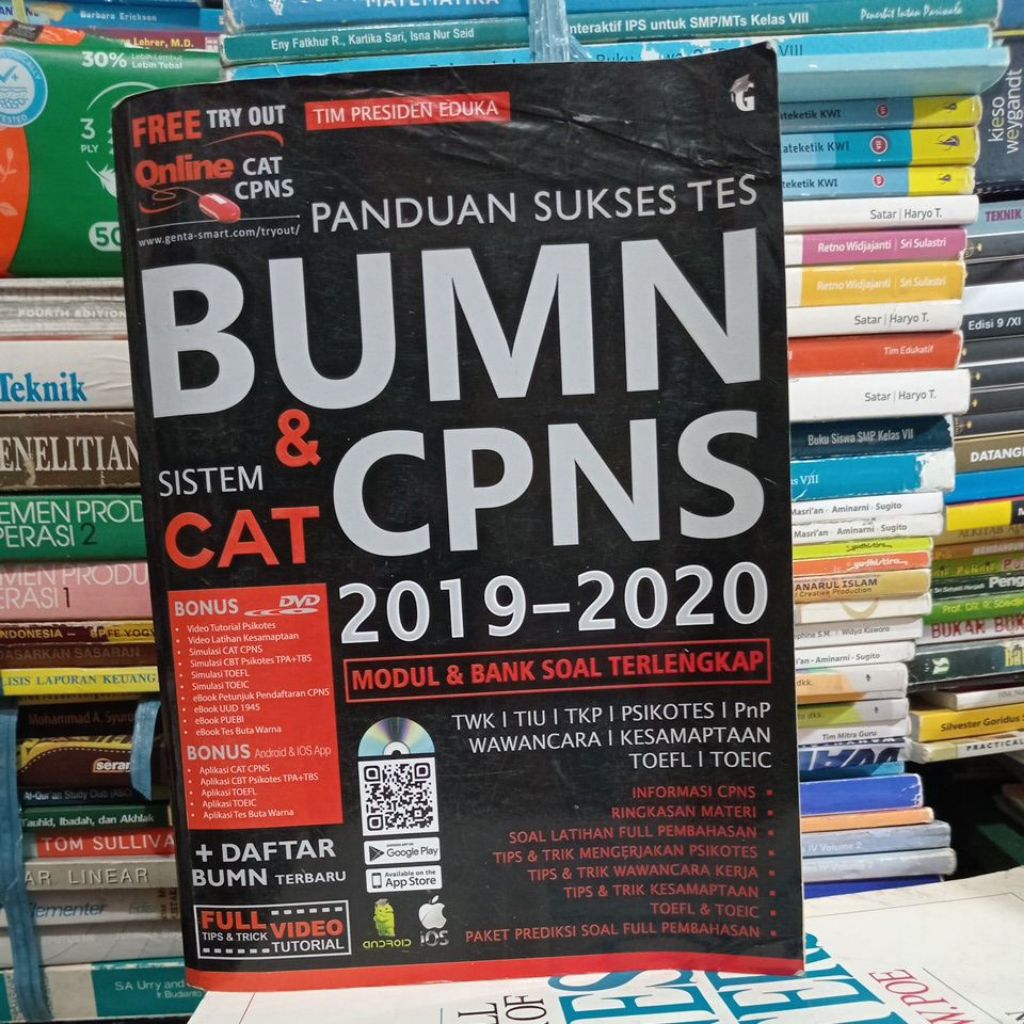 PANDUAN SUKSES BUMN & CPNS 2019-2020 BUKU BEKAS TANPA CD