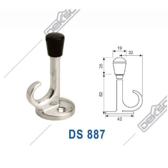 DOOR STOPPER DEKKSON DS 887 SN Door Hanger And Stopper Dekkson DS887